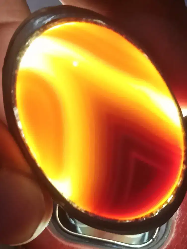 Batu cincin akik kantong semar