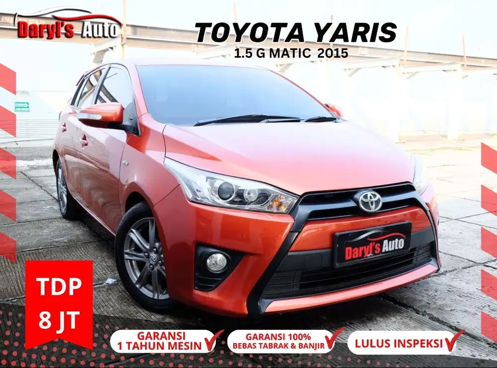 2015 Toyota Yaris 1.5 G AT tdp 8jt