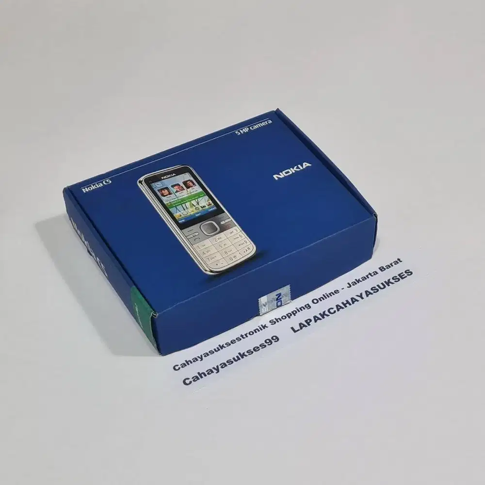 Dus Kotak HP Jadul Nokia C5 Box Handphone Vintage Manual Book