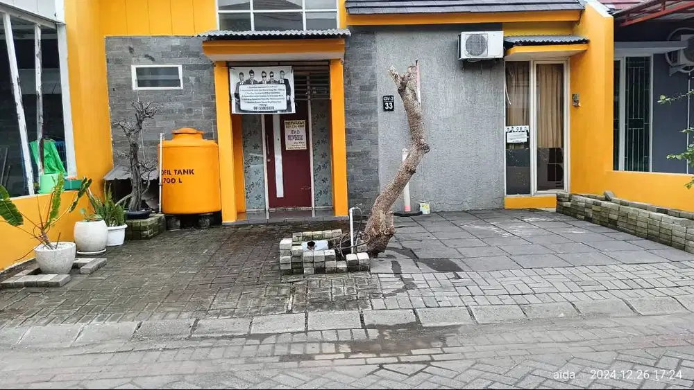 Disewakan Rumah Citra Harmoni 2 KT Bonus AC Siap Huni Kosongan Nego