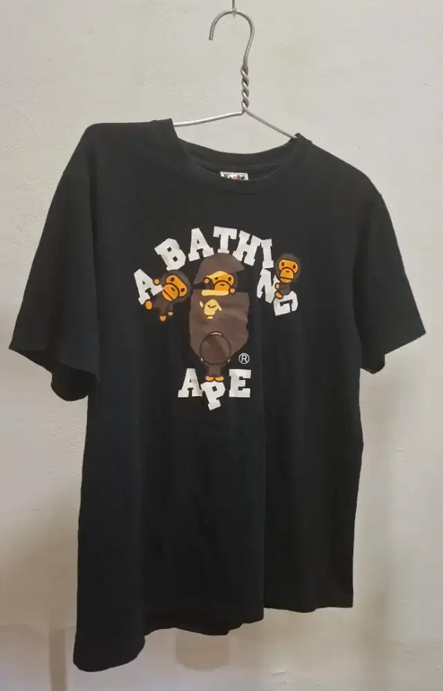 Jual kaos pria Bape x Baby Milo Original
