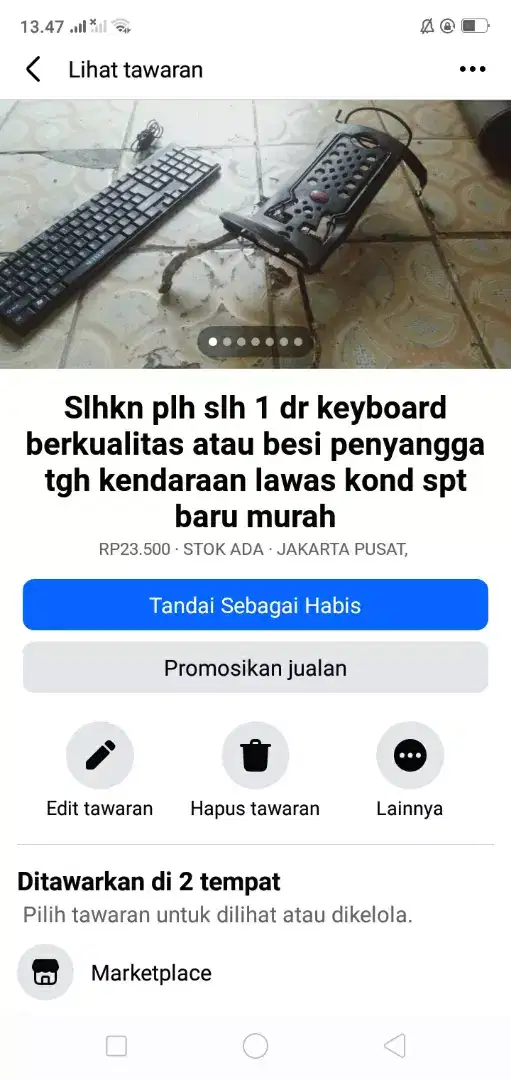 Slhkn plh slh 1 dr keyboard berkualitas atau sblh nya kond spt baru