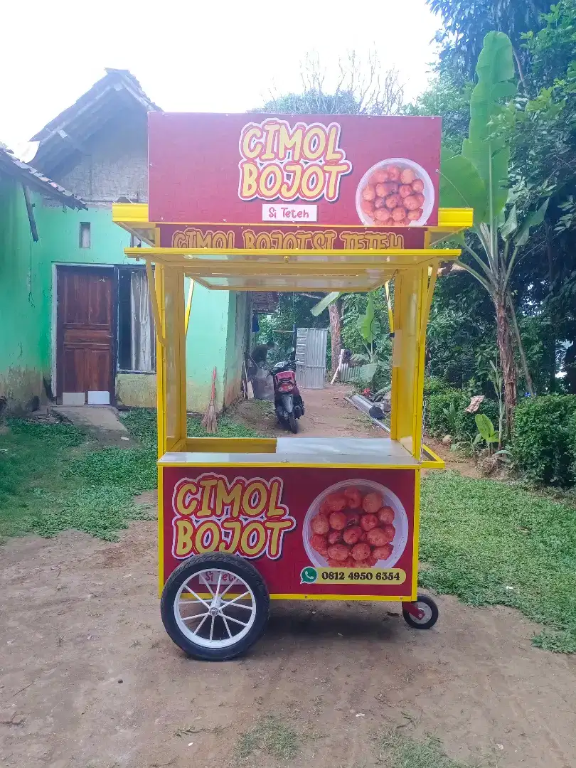 Gerobak cimol kekinian