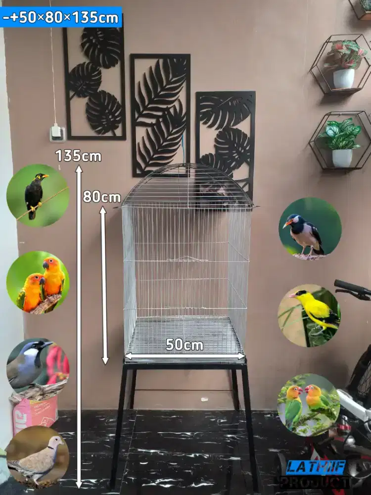 Sangkar Besi Burung Ukuran Besar