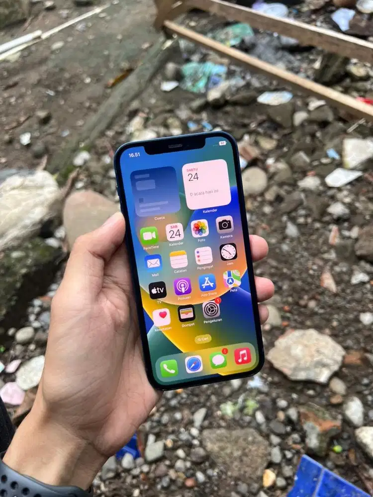 Iphone 12 64gb Blue Beacukai