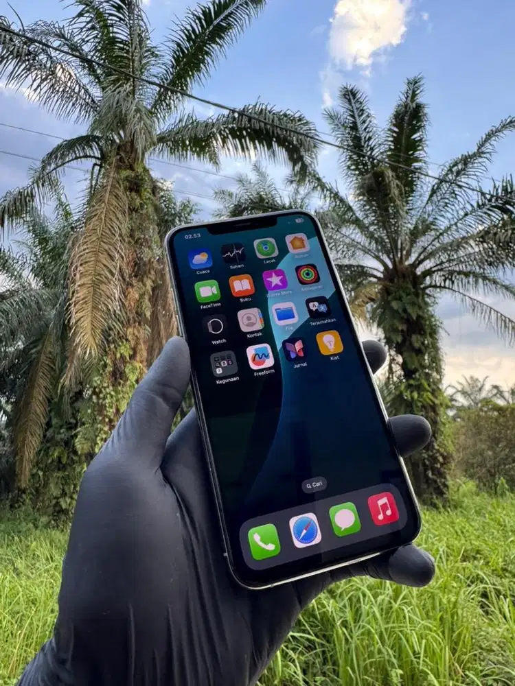 IPHONE 11 PROMAX 64GB, SILVER - ALL OPERATOR - INTER (LENGKAP)