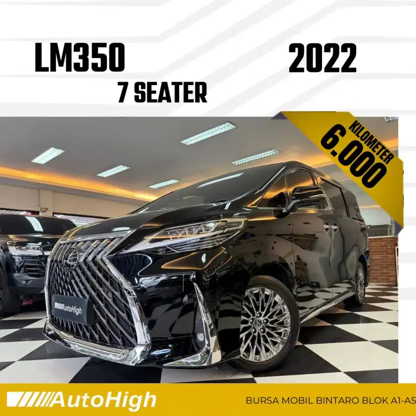 DP10% [Km6.000] LM350 7Seater 2022 Black / LM 350 Reg 2023 #AUTOHIGH
