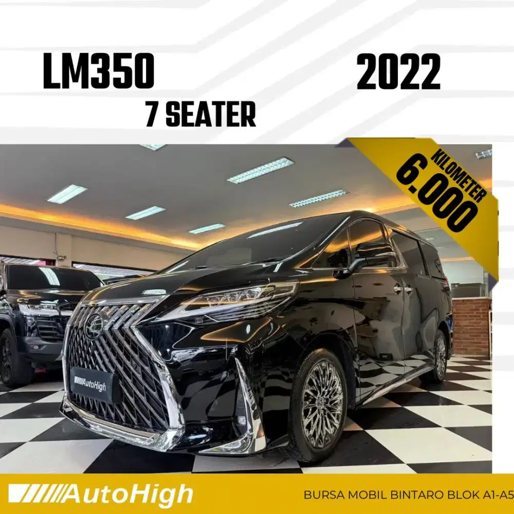 DP10% [Km6.000] LM350 7Seater 2022 Black / LM 350 Reg 2021 #AUTOHIGH