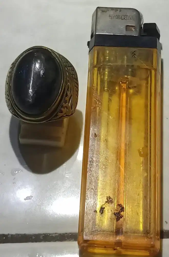 Batu  cincin natural cat eyes