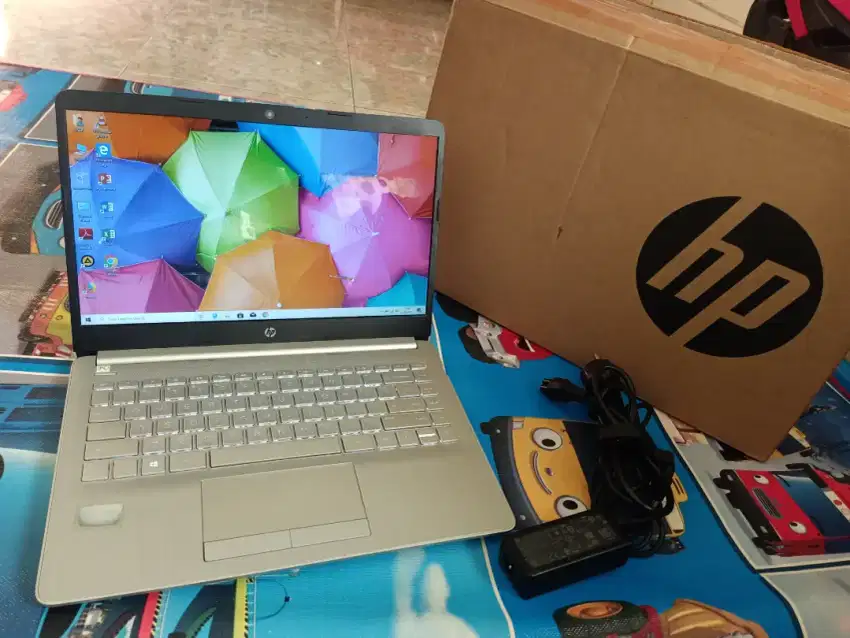 Laptop Hp 14s Keyboard Backlite MENYALA Murah Siap Pakai Lengkap Dus