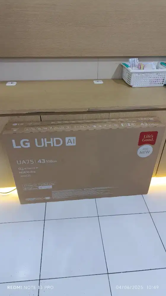 LG 43UA7550PSA new 2025