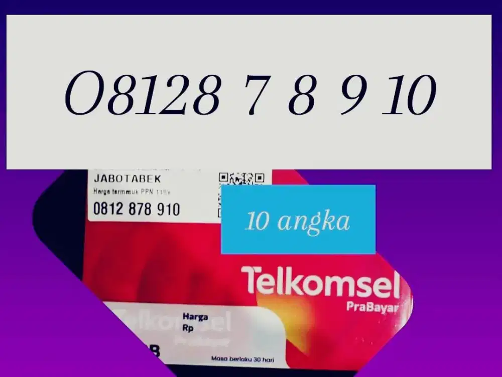 Nomor cantik 10 digit 10 angka super simpati