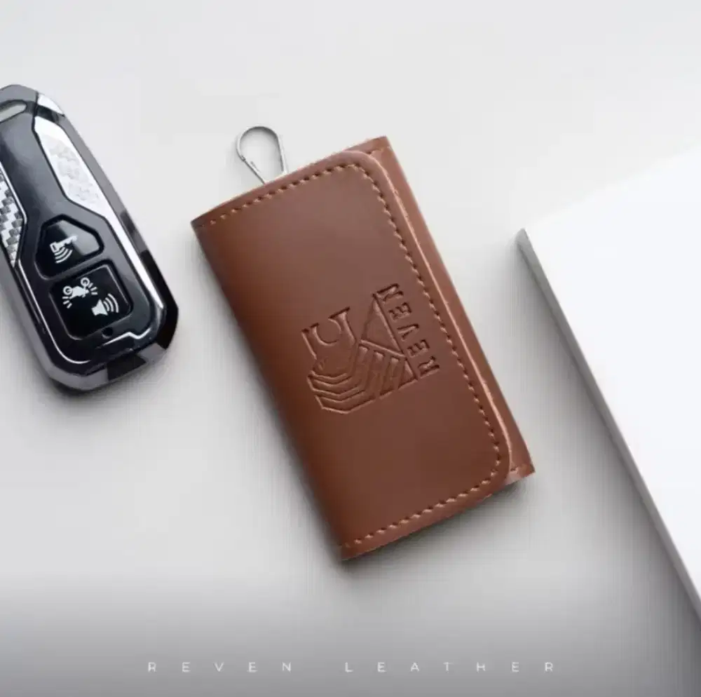 Gantungan kunci mobil Kulit Premium