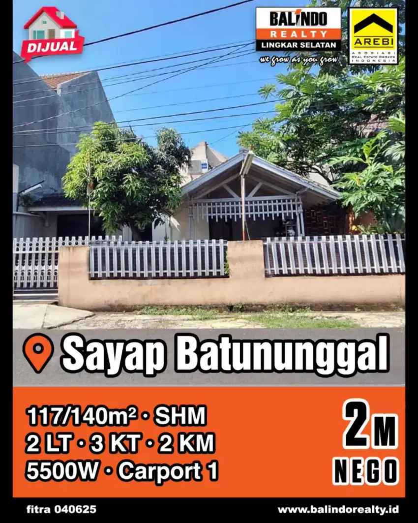Rumah Sayap Batununggal Tengah Kota