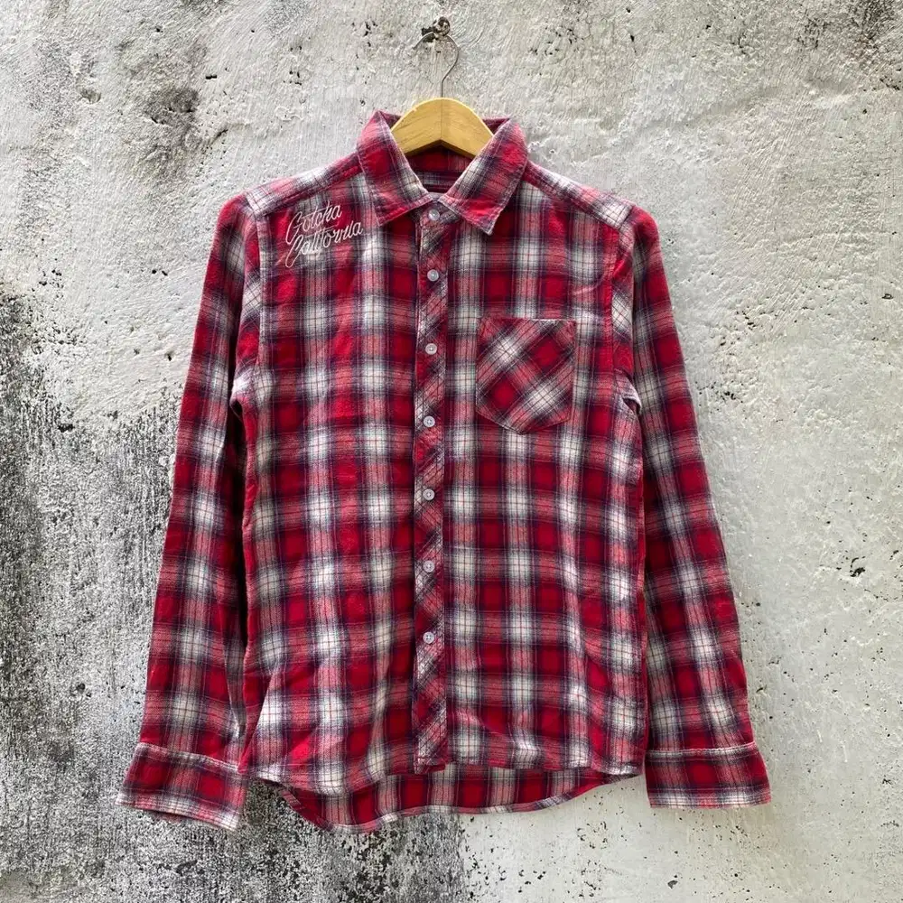Flanel Gotcha - Size S - Baju Kemeja Flannel