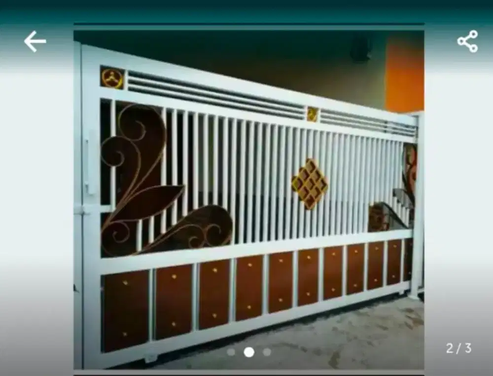 Tralis pagar minimalis