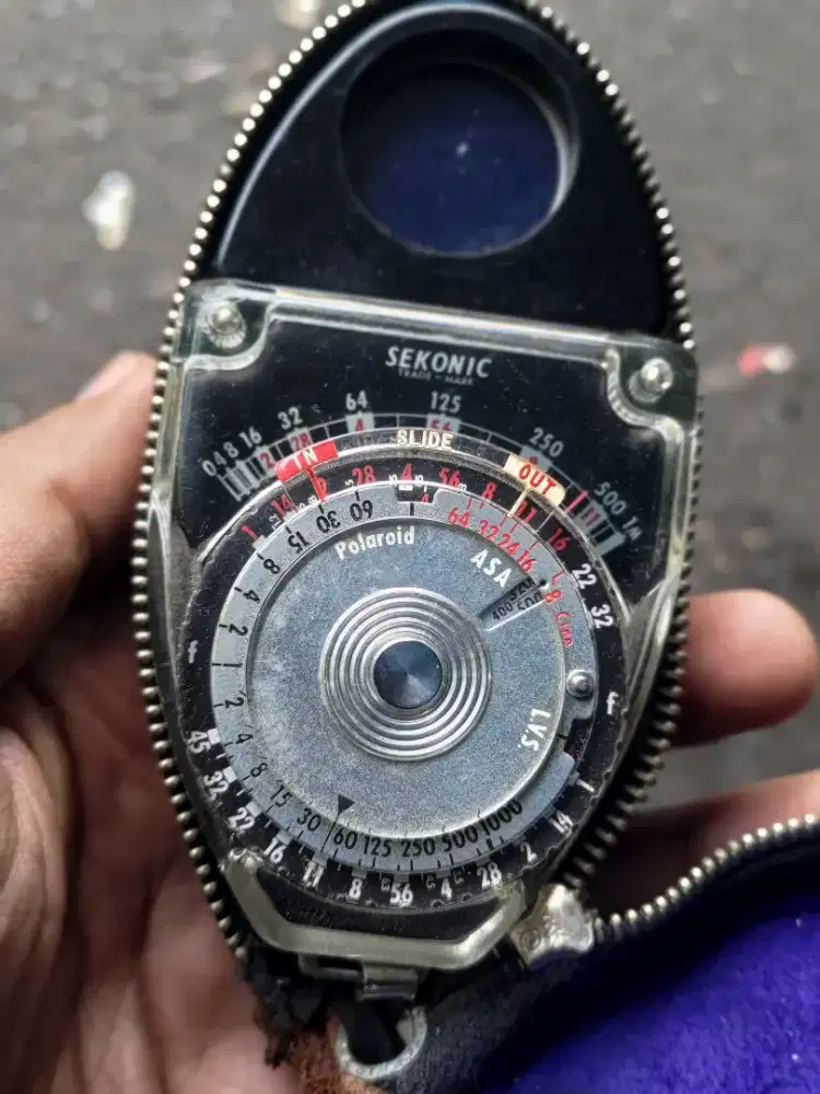 Vintage Sekonic Studio Deluxe Light Metre In Original 1960s