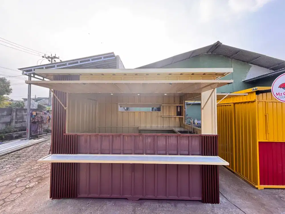 Investasi Cerdas: Booth Container Portable, Bisnis Langsung Jalan!