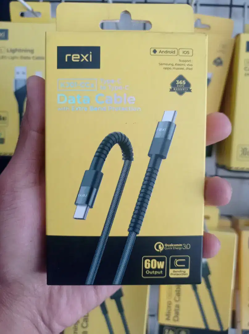 Kabel Data Type-C to Type-C Rexi One KJ01-CCx