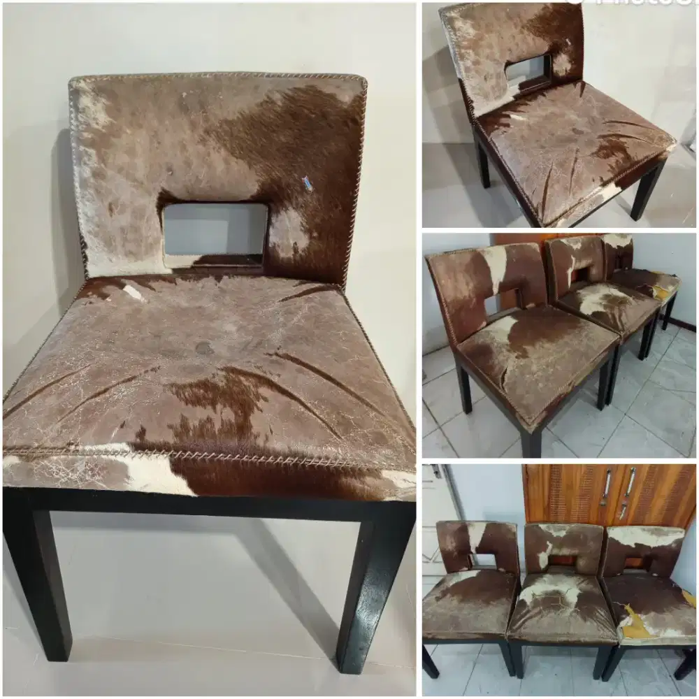 Kursi Antik Classic (Kulit Sapi) 4 pcs