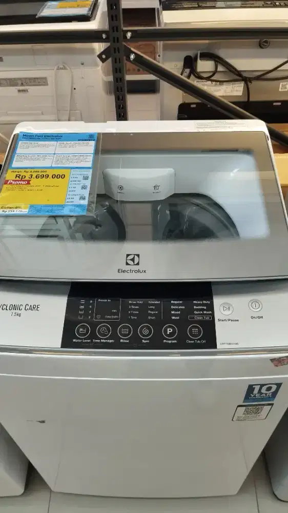 Mesin cuci electrolux 7.5kg 400 wattt