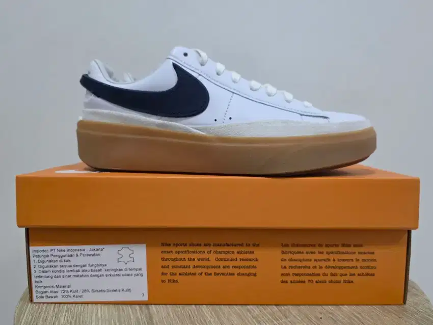 NIKE BLAZER PHANTOM LOW [BARU 100 %]