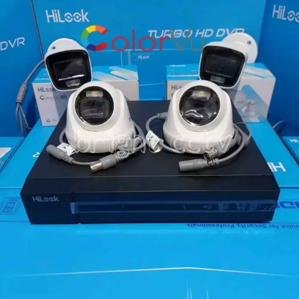 Paket komplit kamera Cctv Hilok Hikvision Bergaransi Resmi