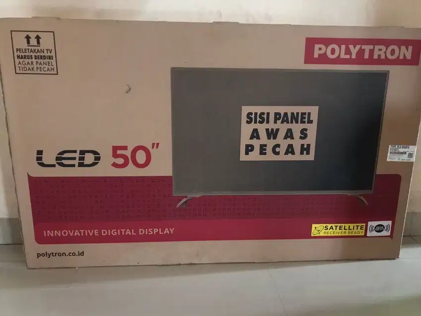 Dijual TV POLYTRON LED 50” BARU (NEGO)