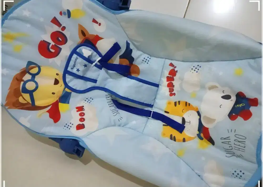 Sugarbaby Bouncer Premium Blue Super Hero