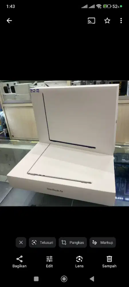Macbook air M4 16/256 garansi 1 tahun terima tukar tambah