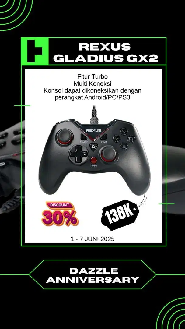 Joystick Rexus Gladius GX2