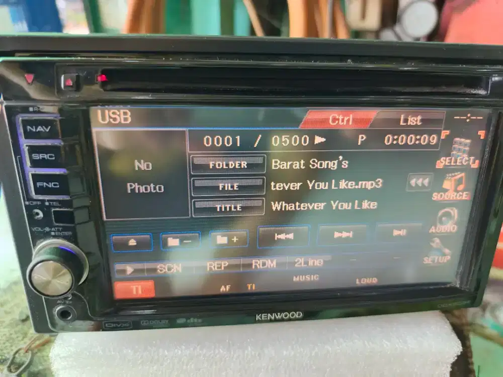 HU original utk honda merk kenwood type ddx 5034