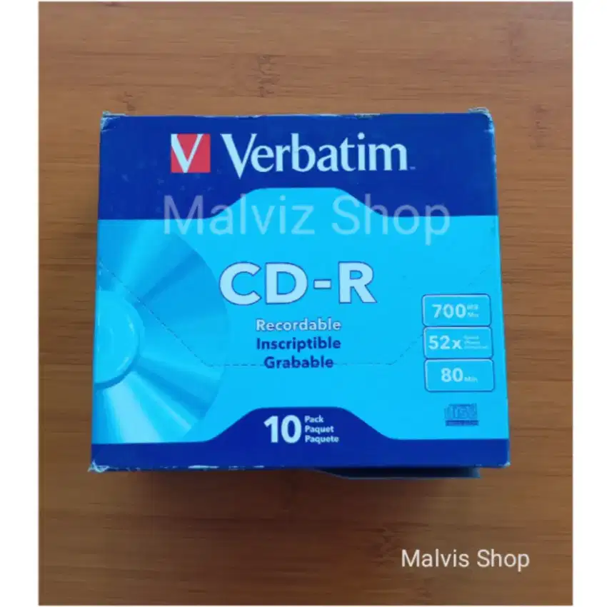 CD-R Verbatim Single Pack (10pcs) 52x700 MB Slim Case