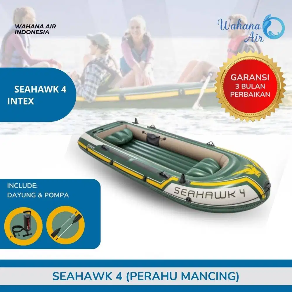 PERAHU KARET UNTUK MANCING, BANJIR, RESCUE - SEAHAWK 4