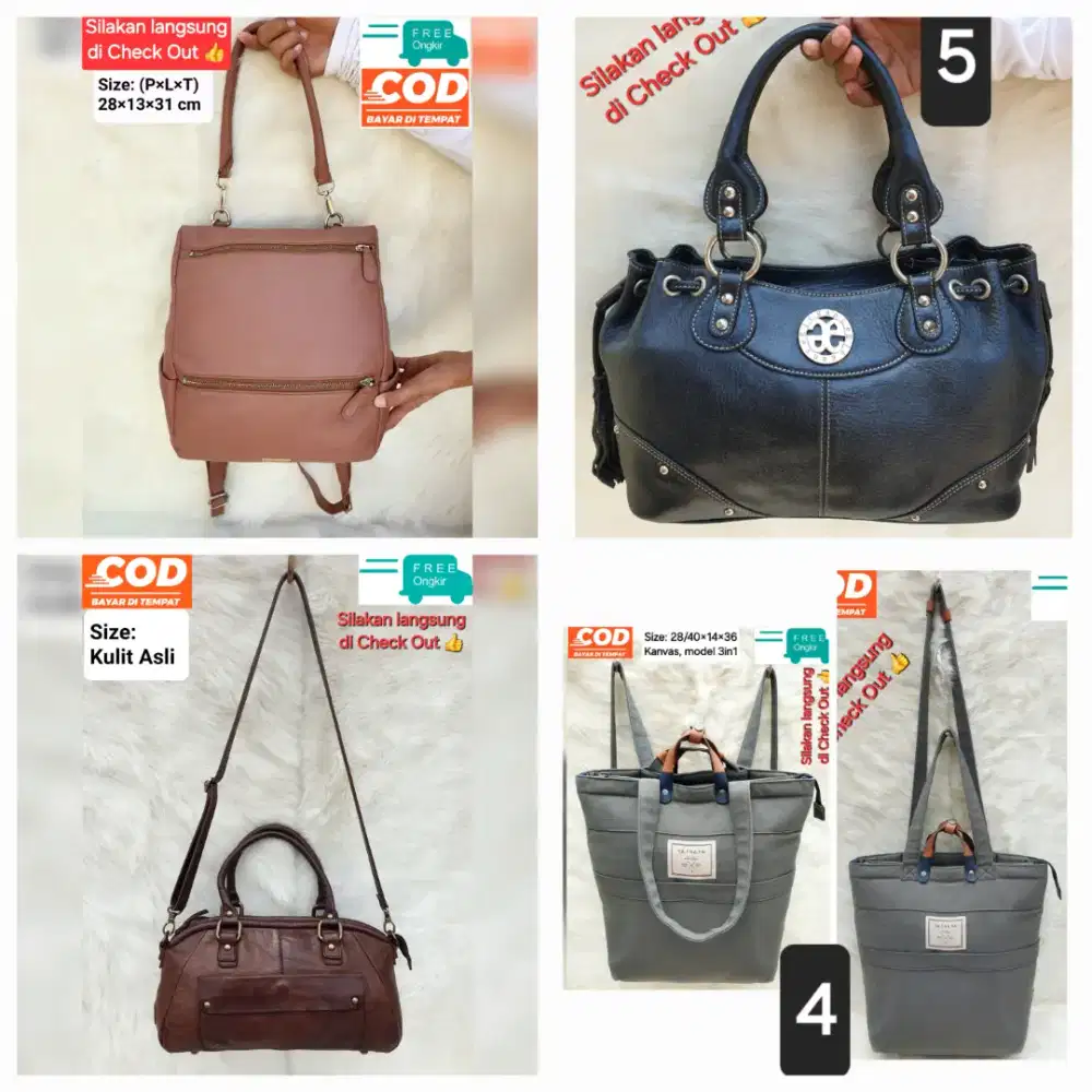 Tas Import Eks Serba 550 ribu Bisa Nego