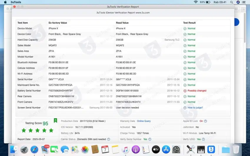 Iphone x 256 all operator