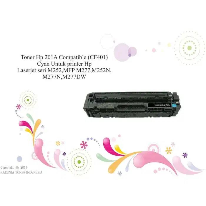 Toner Cartridge Compatible Printer Laserjet cF400A CF401A CF402A 201A