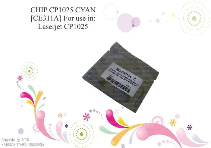 Chip Toner HP Laserjet CP1025 CP1215 CE310A CE311A CE312A CE313A - Mer