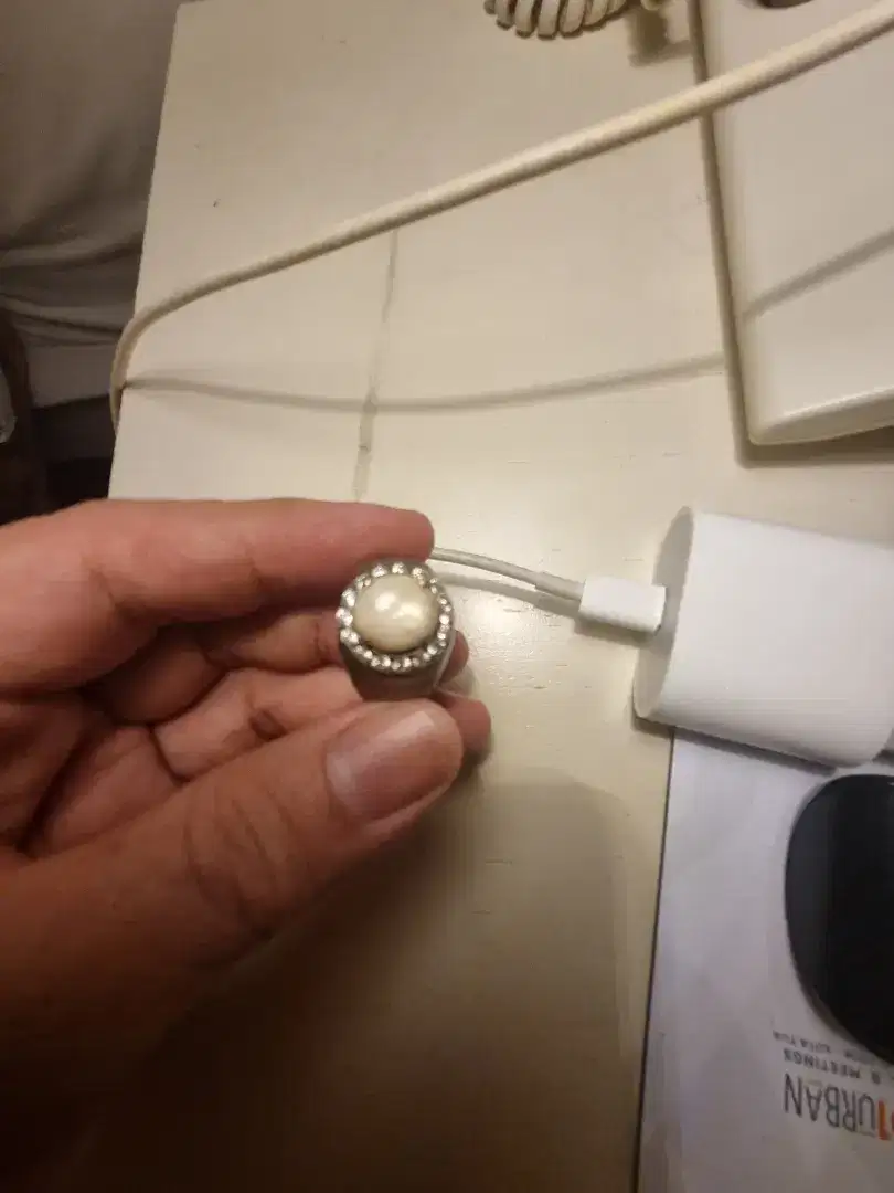 Cincin safir white