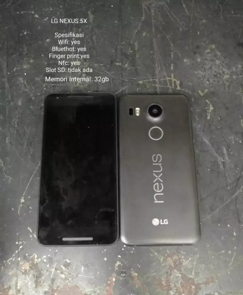 Hp Lg nexus 5x second