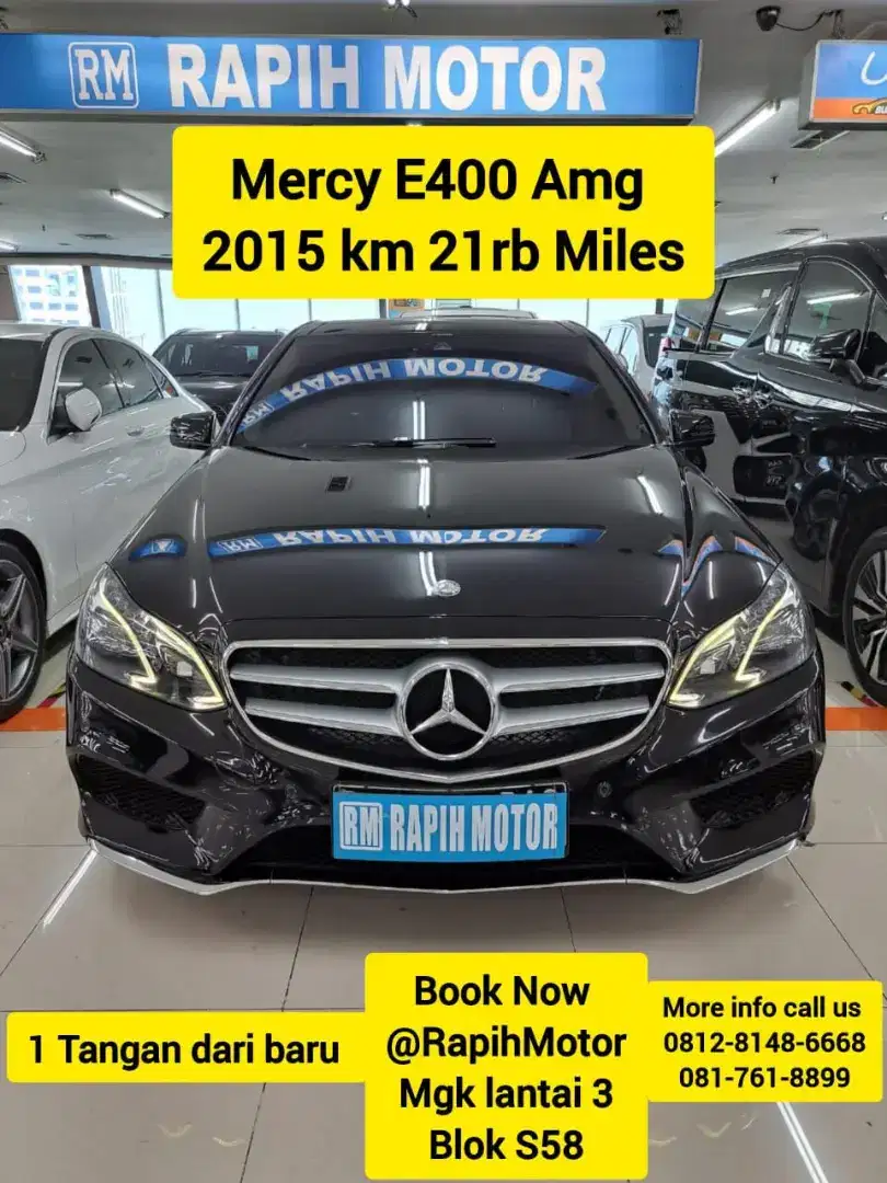 MERCY E400 pakai 2015 Km Antik 21rb