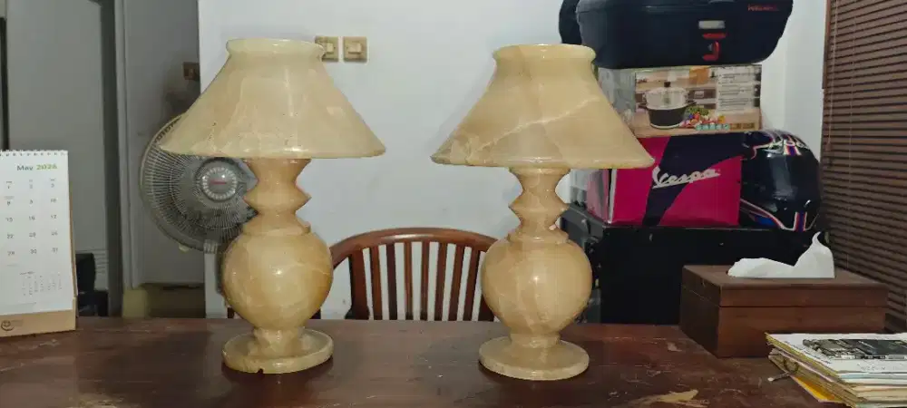 Set Lampu tidur Marmer