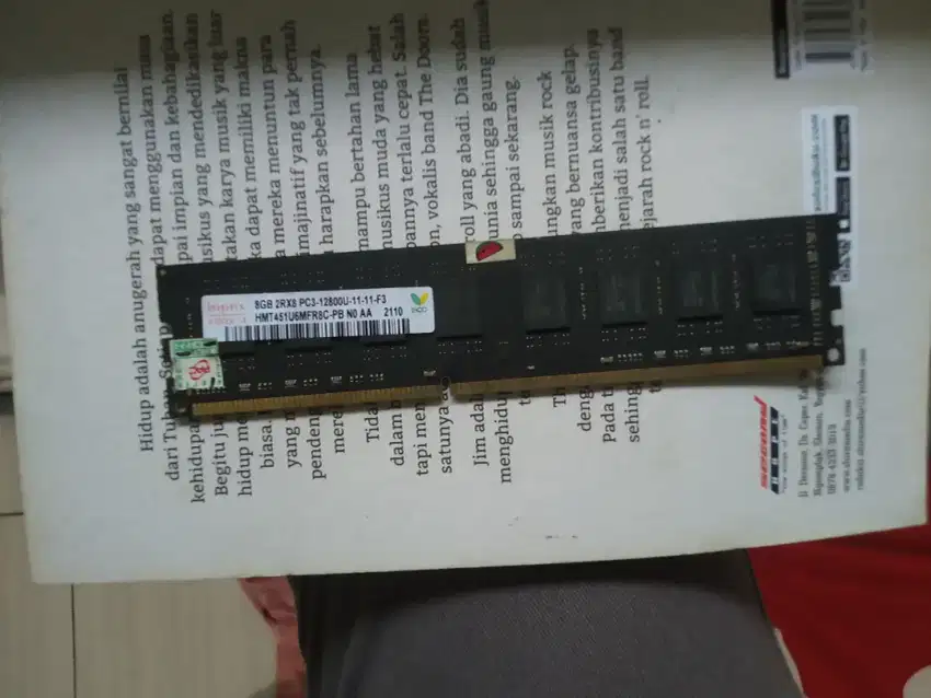 Ram pc ddr 3 8gb pc 12800 (longdim)