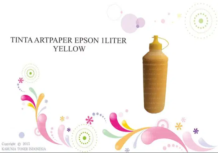 TINTA ARTPAPER EPSON 1LITER  YELLOW Berkualitas
