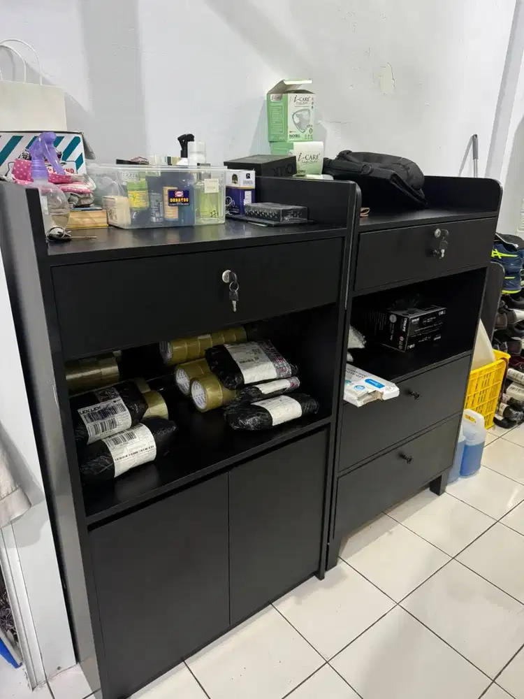 Meja Kasir Front Desk Bar Standing Cashier Barbershop waiting list