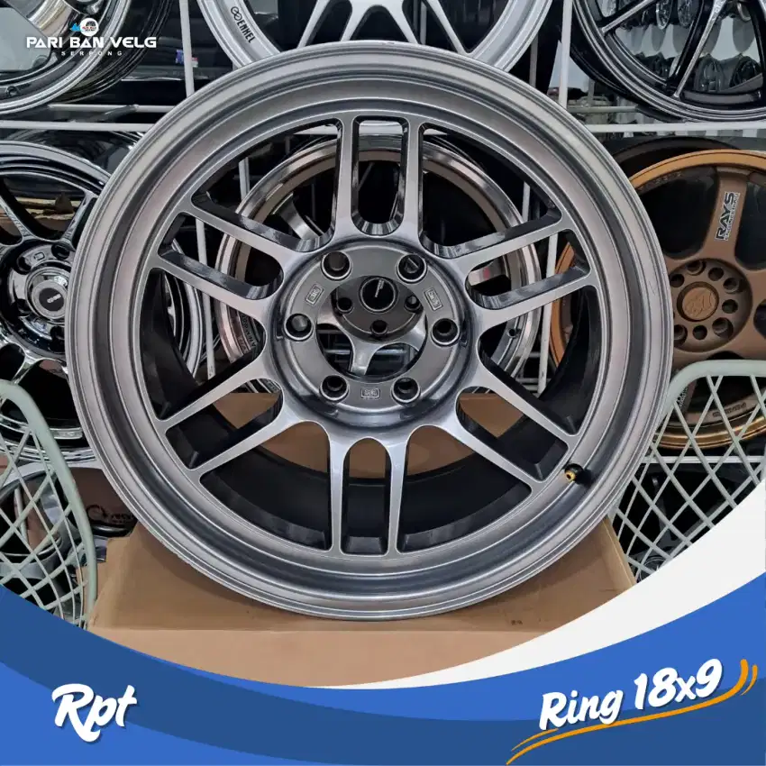 Rpt Ring 18 lebar 9 pcd. 6x139,7 ET. 0 Pajero, fortuner