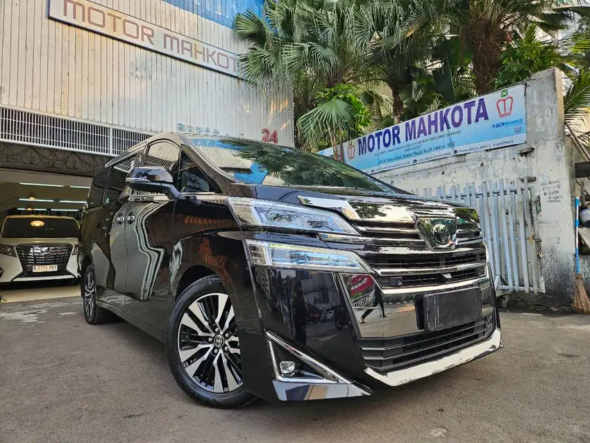 Antik hitam anggur Toyota Vellfire 2.5 G atpm TSS 2021 nik 2020 bagus