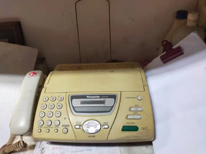 Faximili Panasonic KXFT73 bekas