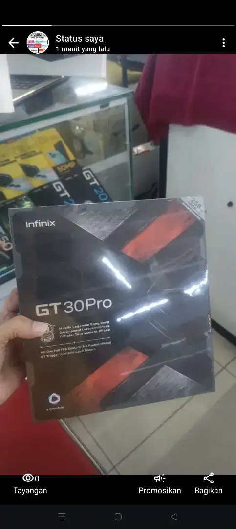 Infinix gt 30 pro 8/256 gb limit edision