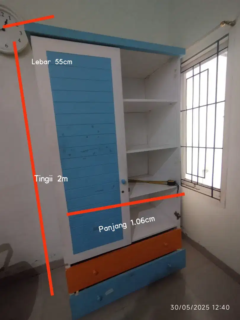Lemari, Meja Belajar, Rak Buku